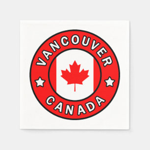Vancouver Canada Paper Napkins