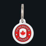 Vancouver Canada Pet Name Tag<br><div class="desc">Vancouver</div>