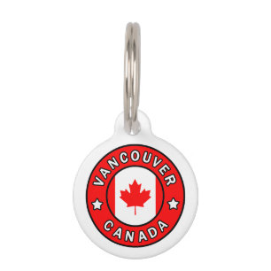 Vancouver Canada Pet Name Tag