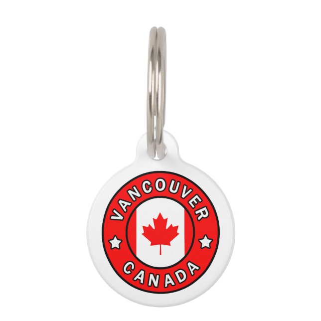 Vancouver Canada Pet Name Tag (Front)