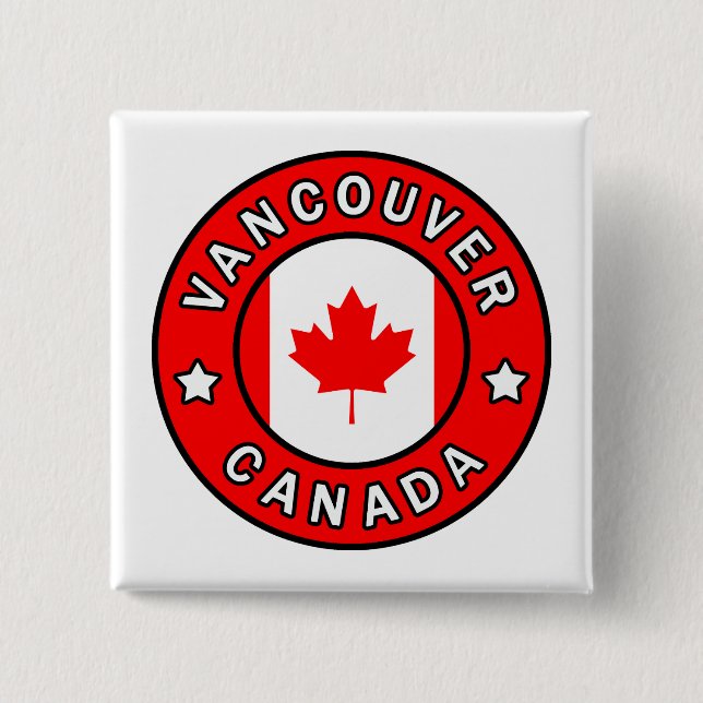 Vancouver Canada Pinback Button (Front)