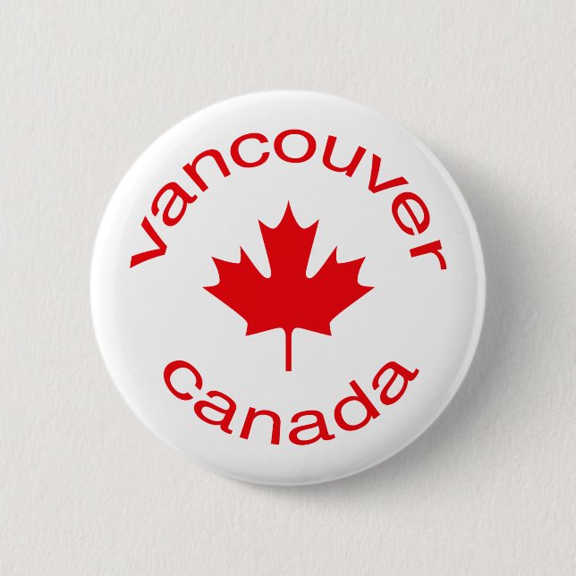 Vancouver Canada Pinback Button (Front)