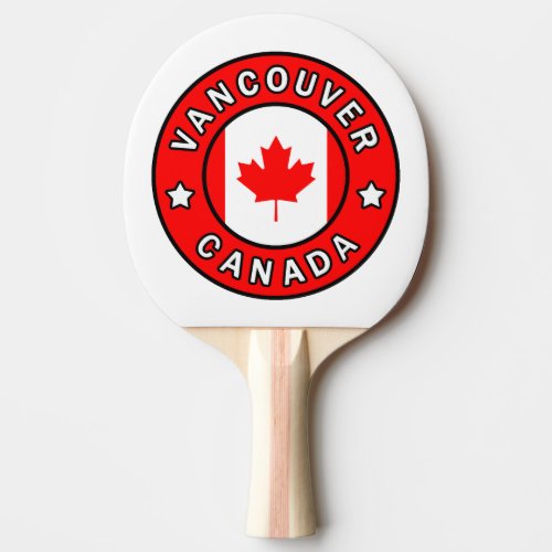 Vancouver Canada Ping_Pong Paddle