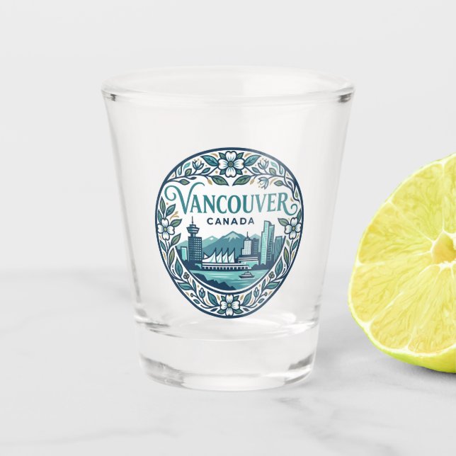 Vancouver Canada Shot Glass (Front)