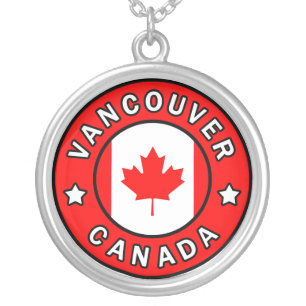 Vancouver Canada Silver Plated Necklace