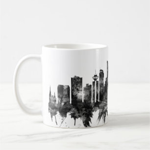Vancouver Canada Skyline BW Coffee Mug