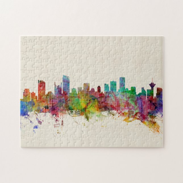 Vancouver Canada Skyline Jigsaw Puzzle (Horizontal)