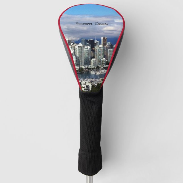 Vancouver Canada Skyline photograph Golf Head Cover (Front)