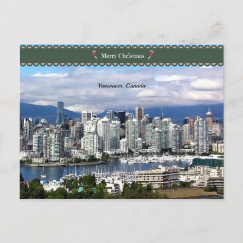 Vancouver Canada Skyline Postcard