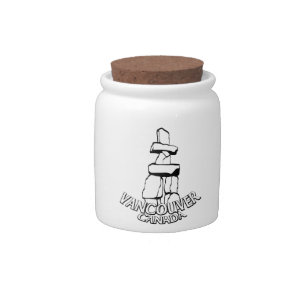 Vancouver Canada Souvenir Candy Jar
