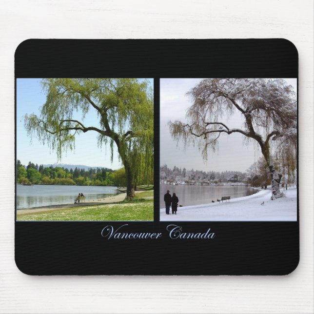 Vancouver Canada Souvenir Mouse Pad Seasons Gifts (Front)