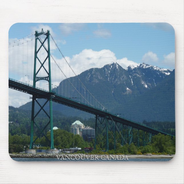Vancouver Canada Souvenir Mouse Pad Vancouver Gift (Front)