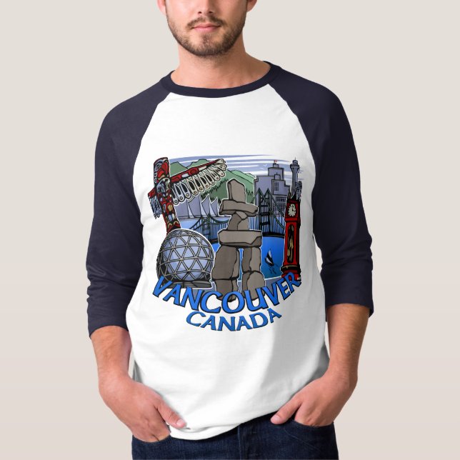 Vancouver Canada Souvenir Women's Jersey Shirt (Front)