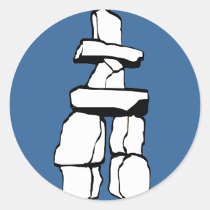 Vancouver Canada Stickers Totem Pole Landmark Art