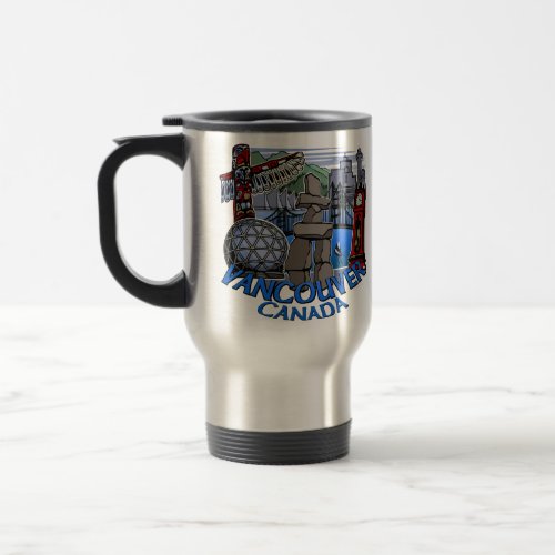 Vancouver Canada Travel Mugs Souvenir Cups