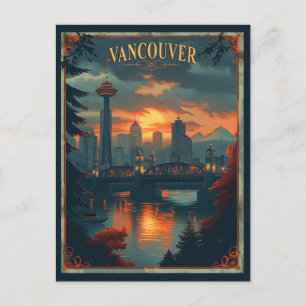 Vancouver, Canada Vintage Travel Postcard
