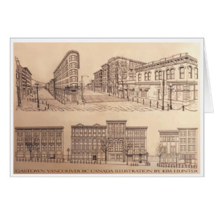 Vancouver Cards Souvenir Cards Gastown Art Cards