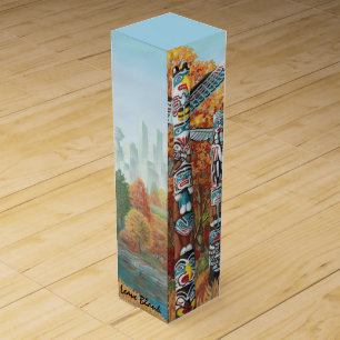 Vancouver Cityscape Wine Box Customized Souvenir