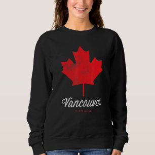 Vancouver Classic Vintage Retro Canada Maple Leaf Sweatshirt