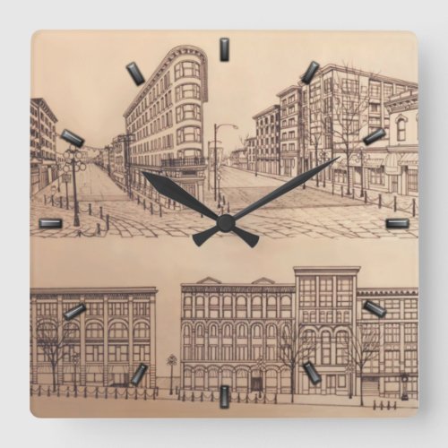 Vancouver Clock Gifts Decor Gastown Wall Clock