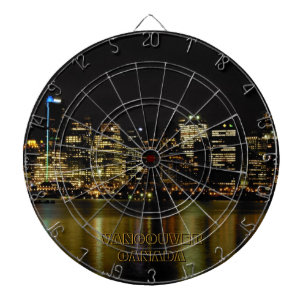 Vancouver Dartboard Vancouver Souvenir Dartboard With Darts