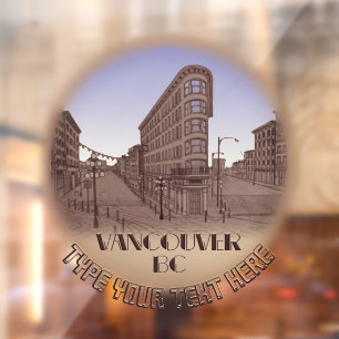 Vancouver Decal Vancouver Souvenir Window Cling