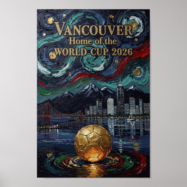 Vancouver elegant art wall for your home poster (Front)