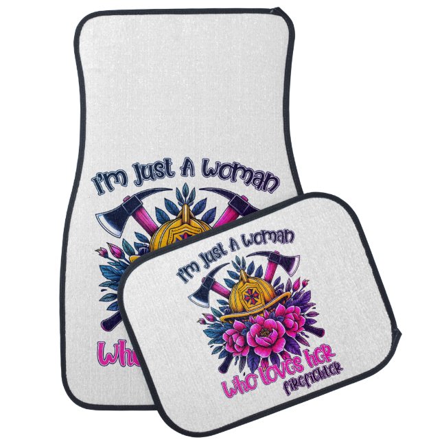 Vancouver firefighter honors dedication car floor mat (Set)