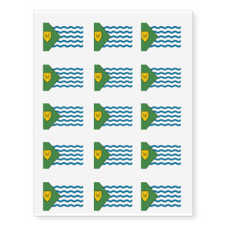 VANCOUVER Flag Temporary Tattoos