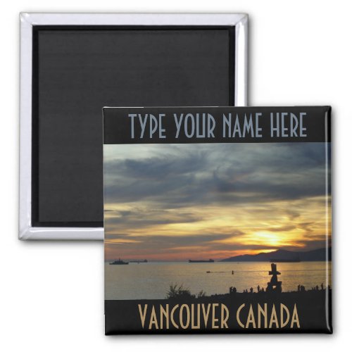 Vancouver Fridge Magnets Personalized Souvenir