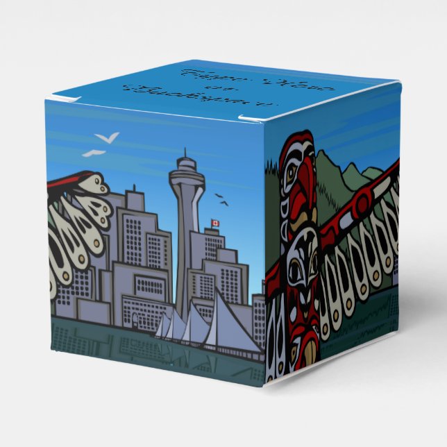 Vancouver Gift Box Personalized Totem Gift Boxes (Front Side)