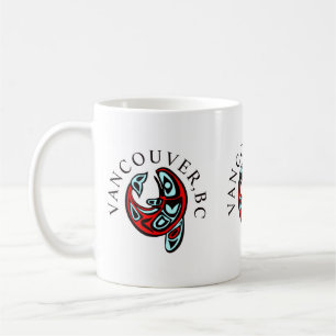 Vancouver Haida Orca Totem Tattoo Killer Whale Coffee Mug