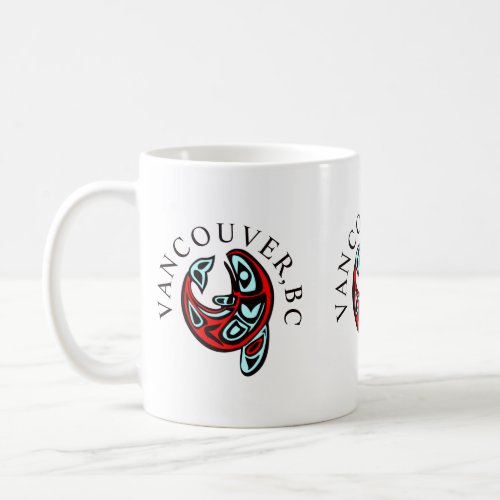 Vancouver Haida Orca Totem Tattoo Killer Whale Coffee Mug