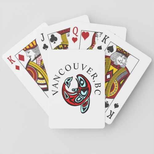 Vancouver Haida Orca Totem Tattoo Killer Whale Playing Cards