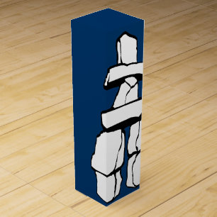 Vancouver Inukshuk Wine Box Custom Inuit Souvenir