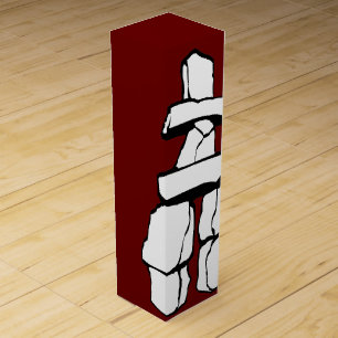 Vancouver Inukshuk Wine Box Custom Inuit Souvenir