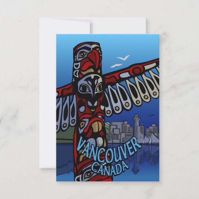 Vancouver Invitations Personalized Vancouver RSVP (Front)