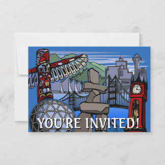 Vancouver Invitations Personalized Vancouver RSVP