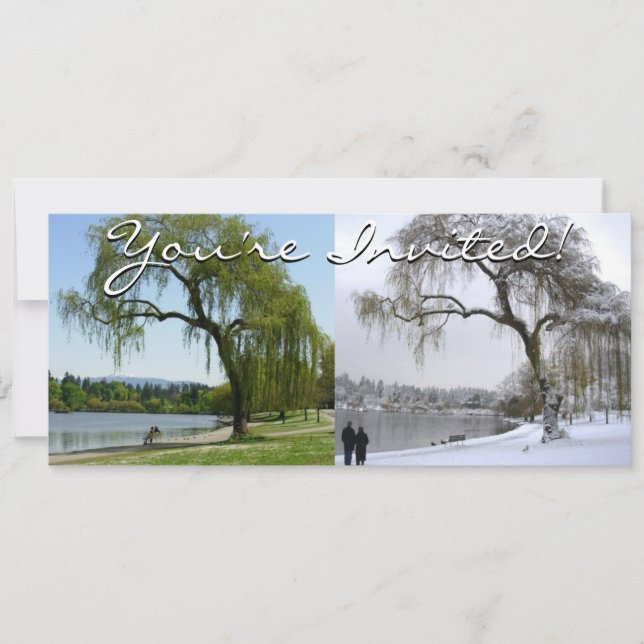 Vancouver Invitations Personalized Vancouver RSVP (Front)