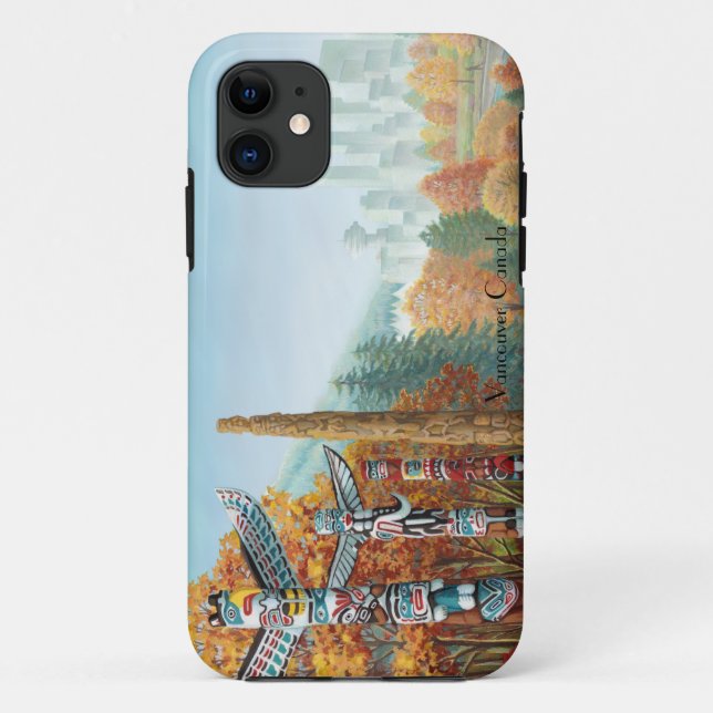 Vancouver iPhone 5 Case Vancouver Totem Pole Gifts (Back)