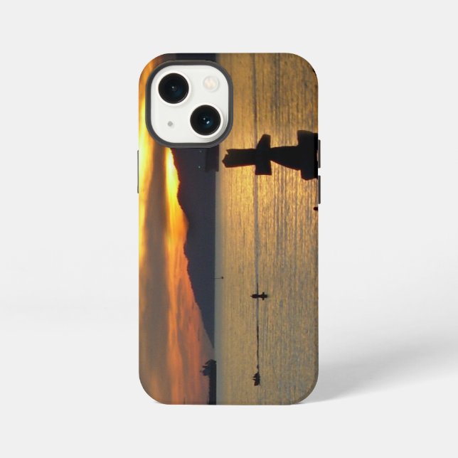 Vancouver iPhone Mini Case Inukshuk Sunset Cases (Back)