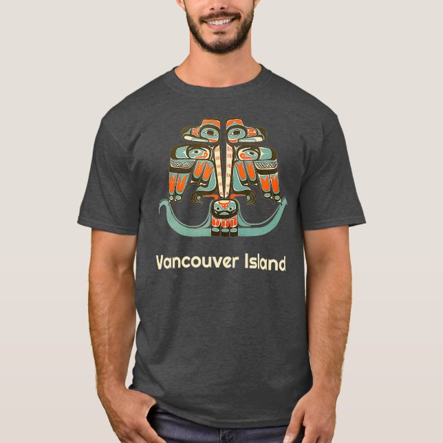 Vancouver Island British Columbia Thunderbird T-Shirt (Front)