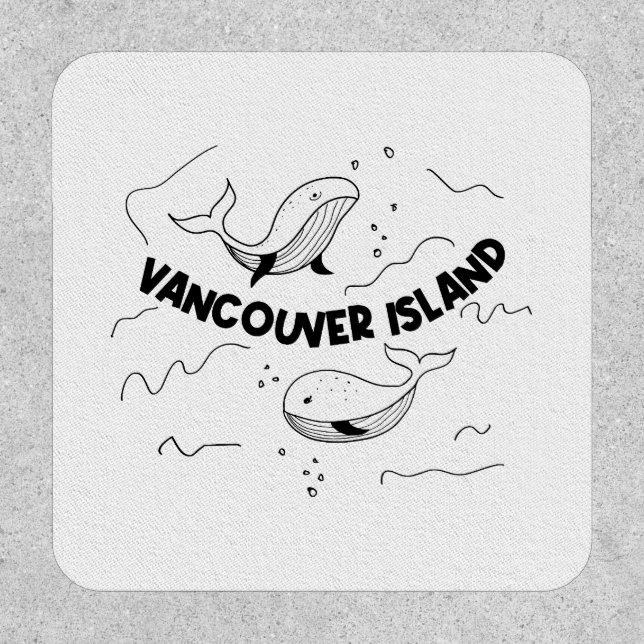 Vancouver Island Canada Whales Patch (Front)