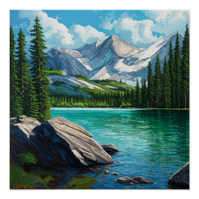 Vancouver Island Nature Art  Poster (Front)