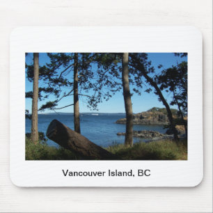 Vancouver Island White Border Mouse Pad