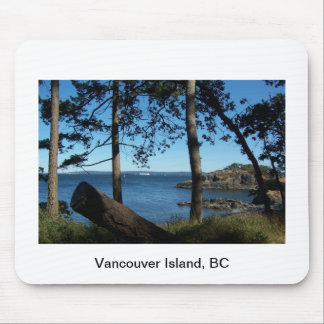 Vancouver Island White Border Mouse Pad