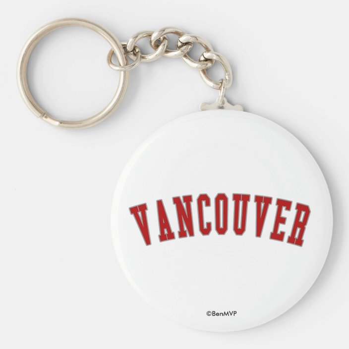 Vancouver Key Chain
