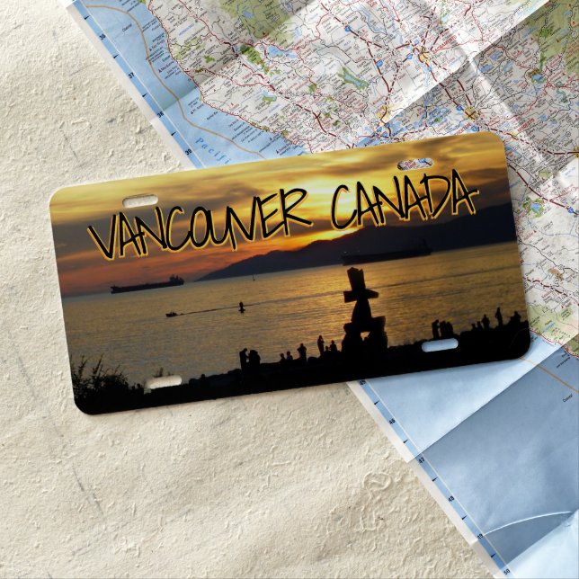 Vancouver License Plate Custom Vancouver License (In Situ)