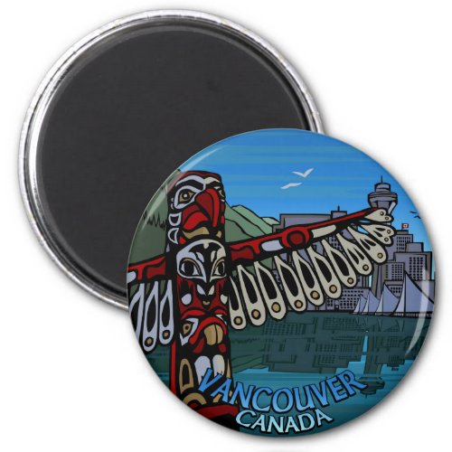 Vancouver Magnet Souvenir Magnet Buttons  Gifts