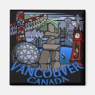 Vancouver Magnet Souvenir Magnet Vancouver Gifts